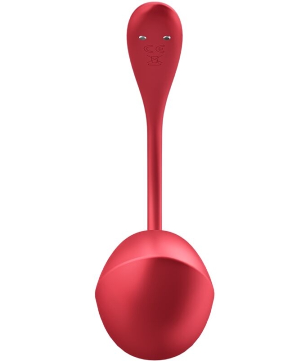 SATISFYER - SHINY PETAL ESTIMULADOR DE CONTROLE REMOTO G POINT VERMELHO APLICATIVO GRATUITO - Image 6