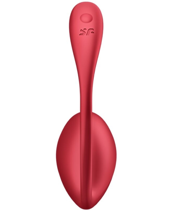 SATISFYER - SHINY PETAL ESTIMULADOR DE CONTROLE REMOTO G POINT VERMELHO APLICATIVO GRATUITO - Image 3